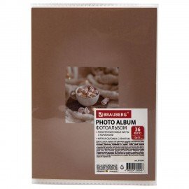 Фотоальбом BRAUBERG на 36 фото 10*15 см, мягкая обложка, "Sweet love", 391434