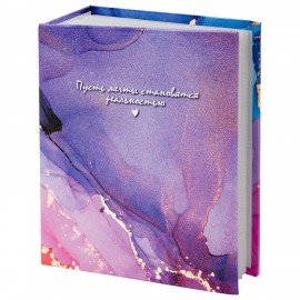 Фотоальбом BRAUBERG на 100 фото 10*15 см, твердая обложка, "Dreamy marble", 391437