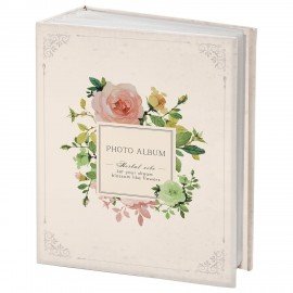 Фотоальбом BRAUBERG на 100 фото 10*15 см, твердая обложка, "Tender flowers", 391438