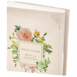 Фотоальбом BRAUBERG на 100 фото 10*15 см, твердая обложка, "Tender flowers", 391438