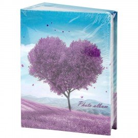 Фотоальбом BRAUBERG на 100 фото 10*15 см, твердая обложка, "Fancy heart", 391439