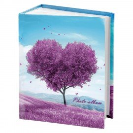 Фотоальбом BRAUBERG на 100 фото 10*15 см, твердая обложка, "Fancy heart", 391439