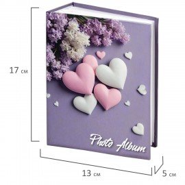 Фотоальбом BRAUBERG на 100 фото 10*15 см, твердая обложка, "Still love", 391440