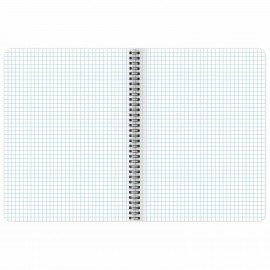 Тетрадь А5, 96 л., BRAUBERG, гребень, клетка, обложка картон, "CONTRACT", 400527