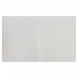 Тетрадь А5, 48 л., STAFF, скоба, клетка, офсет №2 ЭКОНОМ, обложка картон, "ОДИН ЦВЕТ" (точки), 402782