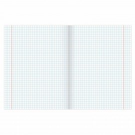 Тетрадь А5, 96 л., BRAUBERG, скоба, клетка, обложка картон, КОСМОС, 403059