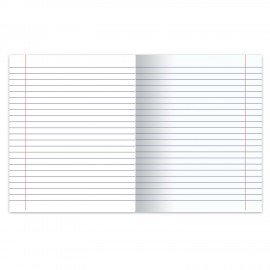 Тетрадь А5, 48 л., HATBER, скоба, линия, обложка картон, "LINE" (5 видов в спайке), 48Т5В2, T277744