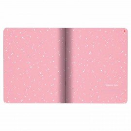 Тетрадь А5 48 л. АЛЬТ скоба, клетка, Soft Touch, фольга, "ЗЕФИРНОЕ НАСТРОЕНИЕ", 7-48-569