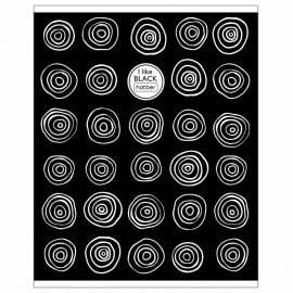 Тетрадь А5 48 л. HATBER скоба, клетка, ламинация, "I Like Black" (5 видов в спайке), 48Т5лВ1