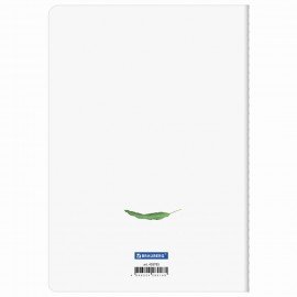 Тетрадь 40 л. в клетку обложка SoftTouch, фольга, бежевая бум. 70 г/м2, сшивка, А5 (147х210 мм), MANGO, BRAUBERG, 403783