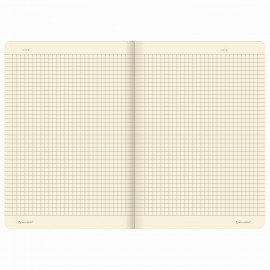 Тетрадь 40 л. в клетку обложка SoftTouch, фольга, бежевая бум. 70 г/м2, сшивка, А5 (147х210 мм), MANGO, BRAUBERG, 403783