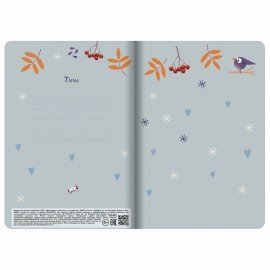 Тетради 40 л. в клетку обложка SoftTouch, НАБОР 3 шт., бежевая бумага 70 г/м2, сшивка, А5 (147х210 мм), PATTERN, BRAUBERG, 403792