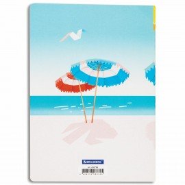 Тетради 40 л. в линию обложка SoftTouch, НАБОР 3 шт., бежевая бумага 70 г/м2, сшивка, А5 (147х210 мм), ПУТЕШЕСТВИЕ, BRAUBERG, 403799