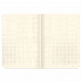 Тетради 40 л. в точку обложка SoftTouch, НАБОР 3 шт., бежевая бумага 70 г/м2, сшивка, А5 (147х210 мм), MEMORIES,BRAUBERG, 403803