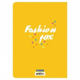 Тетрадь 60 л. в клетку обложка SoftTouch, бежевая бумага 70 г/м2, сшивка, В5 (179х250 мм), FOXY, BRAUBERG, 403815