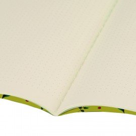 Тетрадь 60 л. в точку обложка SoftTouch, фольга, бежевая бумага 70 г/м2, сшивка, В5 (179х250 мм), FLORET, BRAUBERG, 403828