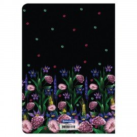 Тетрадь 60 л. в точку обложка SoftTouch, фольга, бежевая бумага 70 г/м2, сшивка, В5 (179х250 мм), FLORET, BRAUBERG, 403828