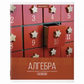 Тетради предметные, КОМПЛЕКТ 10 ПРЕДМЕТОВ, 48 л., обложка картон, BRAUBERG, "КЛАССИКА XXI", 404025