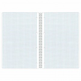 Тетрадь А4, 96 л., BRAUBERG, гребень, клетка, обложка картон, "Military", 404057