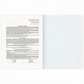 Тетрадь предметная "AVOCADO" 48 л., глянцевый лак, ИНФОРМАТИКА, клетка, BRAUBERG, 404279