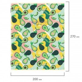 Тетради КОМПЛЕКТ 3 шт. А4, 96 л., BRAUBERG скоба, клетка, глянцевый лак, "Fruits", 404387