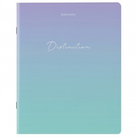 Тетради КОМПЛЕКТ 5 шт. А5, 48 л. BRAUBERG, скоба, клетка, SoftTouch, фольга, "Inspiration", 404399