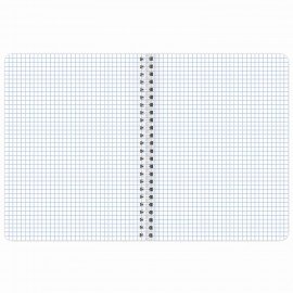 Тетрадь А5 120 л. BRAUBERG, гребень, клетка, обложка картон, "Classic" (микс в спайке), 404446