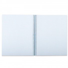 Тетрадь А5 120 л. BRAUBERG, гребень, клетка, твёрдая обложка, "Города" (микс в спайке), 404449
