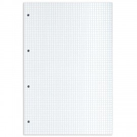 Сменный блок к тетради на кольцах БОЛЬШОГО ФОРМАТА А4, 120 л., BRAUBERG, Белый, 404518