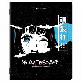 Тетради предметные, КОМПЛЕКТ 12 ПРЕДМЕТОВ, 48 л., глянцевый УФ-лак, BRAUBERG, "ANIME", 404608