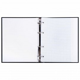 Тетрадь на кольцах А5 165х215 мм, 120 листов, твердый картон, клетка, BRAUBERG, "Dark", 404709