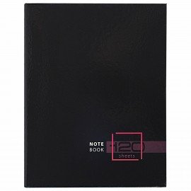 Тетрадь на кольцах А5 165х215 мм, 120 листов, твердый картон, клетка, BRAUBERG, "Dark", 404709