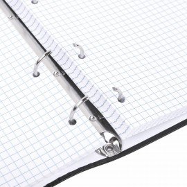 Тетрадь на кольцах А5 175х215 мм, 120 листов, твердый картон, клетка, BRAUBERG, "Anime Manga", 404715