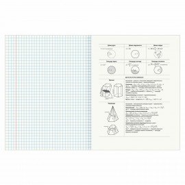 Тетрадь предметная "КЛАССИКА SCIENCE" 48 л., обложка картон, ГЕОМЕТРИЯ, клетка, подсказ, BRAUBERG, 404811