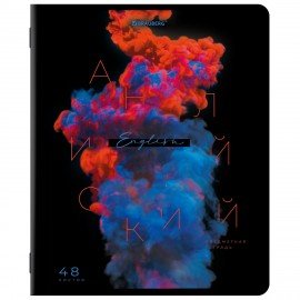 Тетради предметные, КОМПЛЕКТ 12 ПРЕДМЕТОВ, 48 л., глянцевый УФ-лак, BRAUBERG, "PIGMENT", 404834