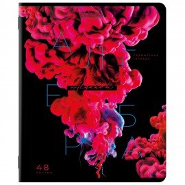 Тетради предметные, КОМПЛЕКТ 12 ПРЕДМЕТОВ, 48 л., глянцевый УФ-лак, BRAUBERG, "PIGMENT", 404834