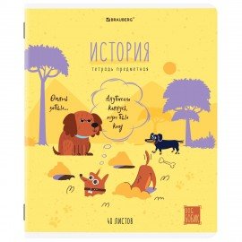 Тетради предметные, КОМПЛЕКТ 12 ПРЕДМЕТОВ, 48 л., TWIN-лак, BRAUBERG, "DOG БОБИК", 404840