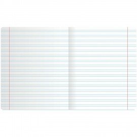 Тетрадь УЧУСЬ ПИСАТЬ № 5 12 л. узкая линия, со справочным материалом, обложка картон, ЮНЛАНДИЯ, 404850