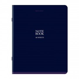 Тетради ДЭК А5 48 л. КОМПЛЕКТ 5 шт. BRAUBERG скоба, клетка, SoftTouch, "NoteBookMono", 404911