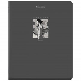 Тетради ДЭК А5 48 л. КОМПЛЕКТ 5 шт. BRAUBERG, скоба, клетка, SoftTouch, "PURPOSE", 404914