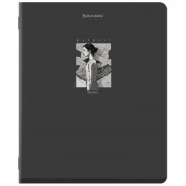 Тетради ДЭК А5 48 л. КОМПЛЕКТ 5 шт. BRAUBERG, скоба, клетка, SoftTouch, "PURPOSE", 404914