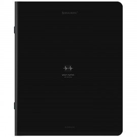 Тетради ДЭК А5 48 л. КОМПЛЕКТ 5 шт. BRAUBERG скоба, клетка, SoftTouch, "Ритм", 404915