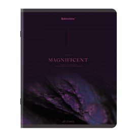 Тетради ДЭК А5 48 л. КОМПЛЕКТ 5 шт. BRAUBERG скоба, клетка, SoftTouch, "Peaceful", 404926