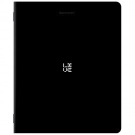 Тетради ДЭК А5 48 л. КОМПЛЕКТ 5 шт. BRAUBERG, скоба, клетка, SoftTouch, "GLOOM", 404964