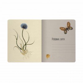 Тетрадь А5 48 л. BRUNO VISCONTI скоба, клетка, Soft Touch, фольга, "BLOOM FLOWERS" (5 видов), 7-48-1277