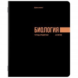 Тетради предметные, КОМПЛЕКТ 12 ПРЕДМЕТОВ, 48л, обложка картон, BRAUBERG, КЛАССИКА BLACK, 405162
