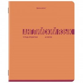 Тетради предметные, КОМПЛЕКТ 12 ПРЕДМЕТОВ, 48л, обложка картон, BRAUBERG, VIBE, 405163
