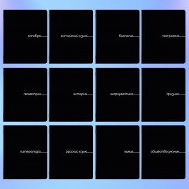 Тетради предметные, КОМПЛЕКТ 12 ПРЕДМЕТОВ, 48л, обложка картон, BRAUBERG, BLACK, 405164