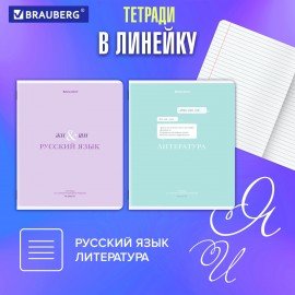 Тетради предметные, КОМПЛЕКТ 12 ПРЕДМЕТОВ, 48л, обложка картон, BRAUBERG, CREATIVE, 405166