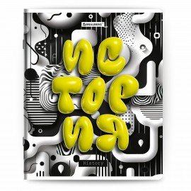 Тетради предметные, КОМПЛЕКТ 12 ПРЕДМЕТОВ, 48л, глянцевый УФ-лак, BRAUBERG, 3D LETTERS, 405169